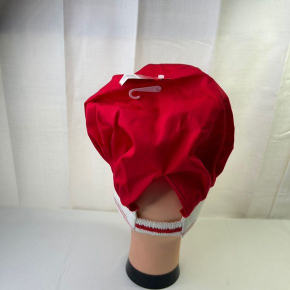 Vintage Campbell's Unisex Red Chef Hat One Size New With Tags 1980's - Picture 5 of 5